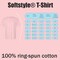 Gildan Men's Softstyle Blank T-Shirt for Craft, DIY Printing & Custom Designs, Light Pink, 2-14 Pack